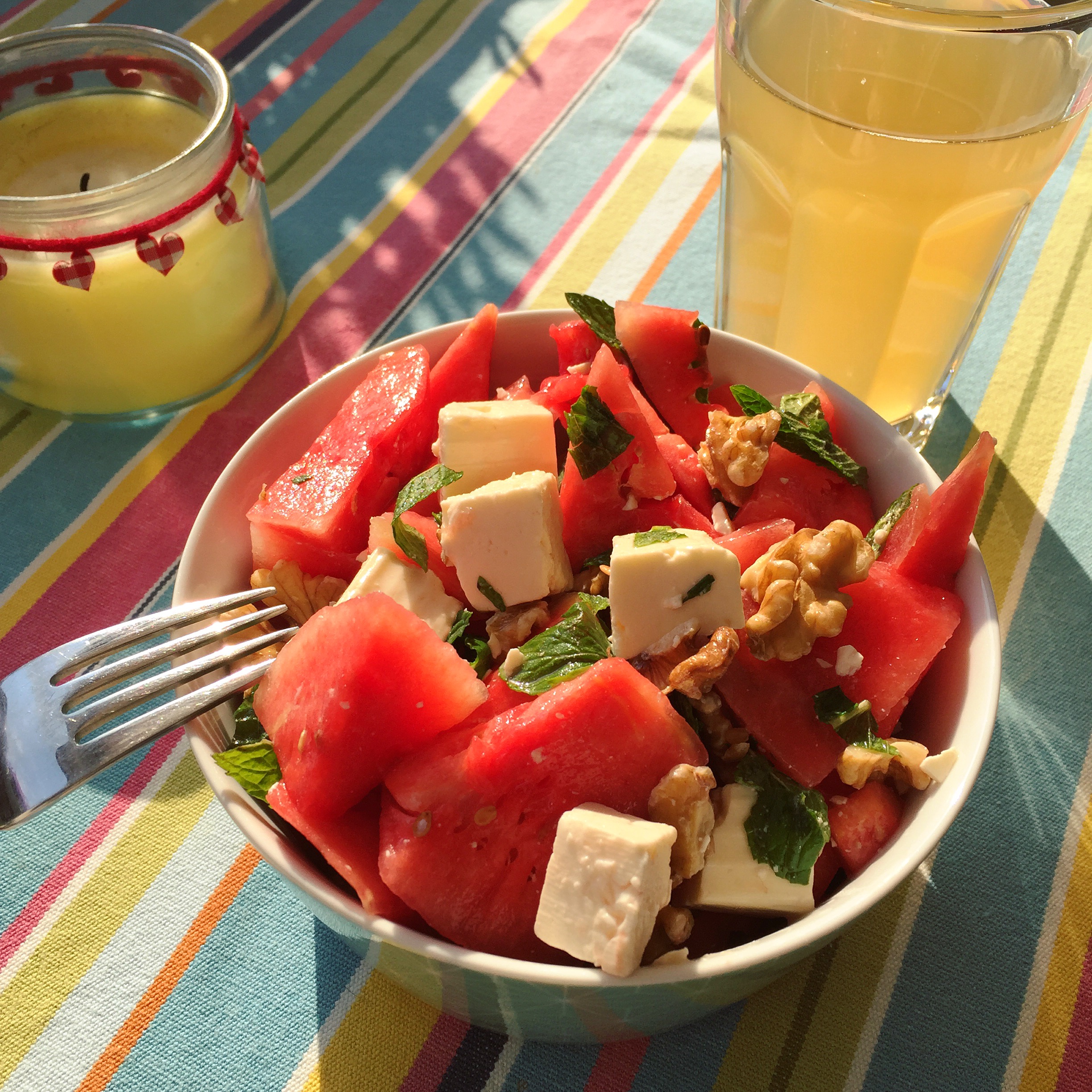„Ich habe eine Wassermelone getragen!“ -Salat